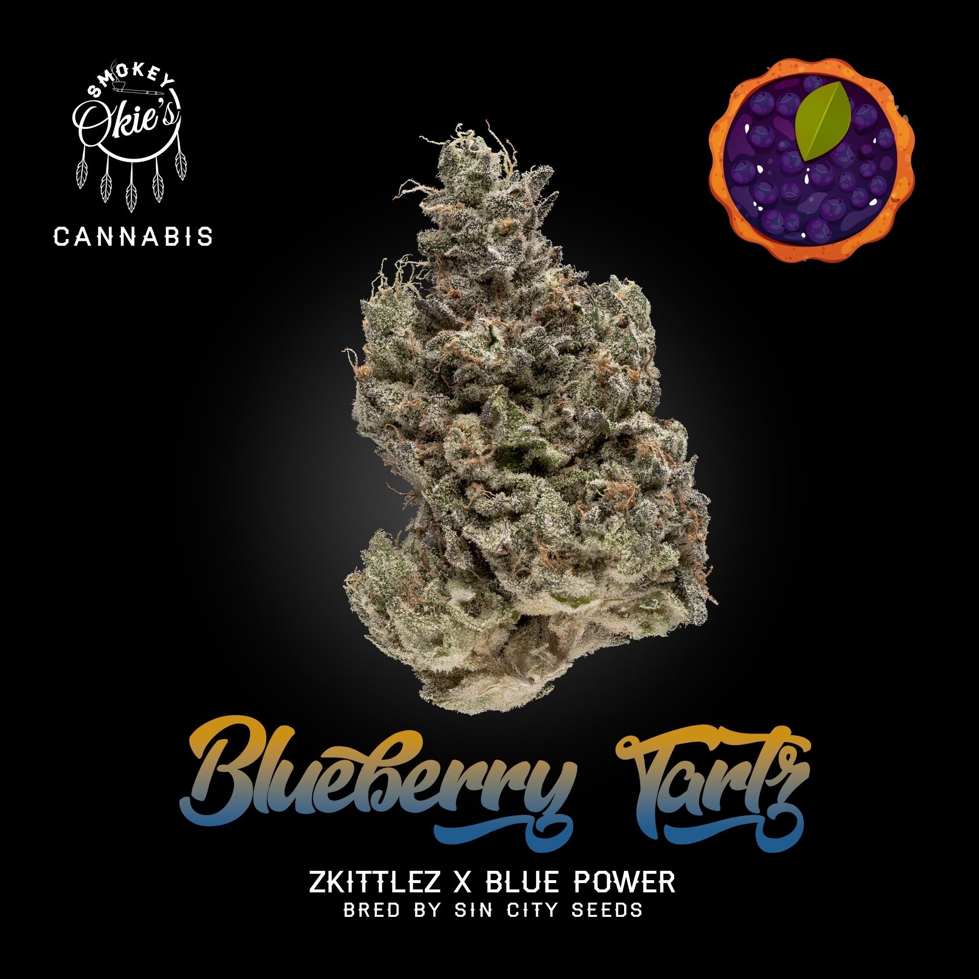 Blueberry Tartz by Smokey Okies Cannabis