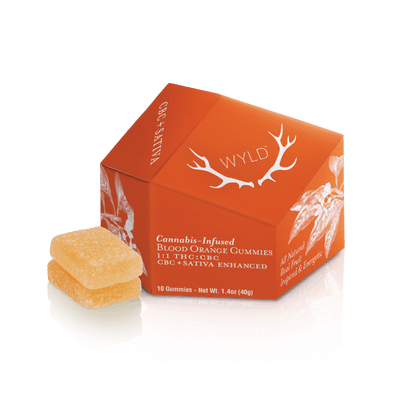 *HIGH DOSE* Blood Orange 1:1 CBC Sativa Enhanced Gummies | MI