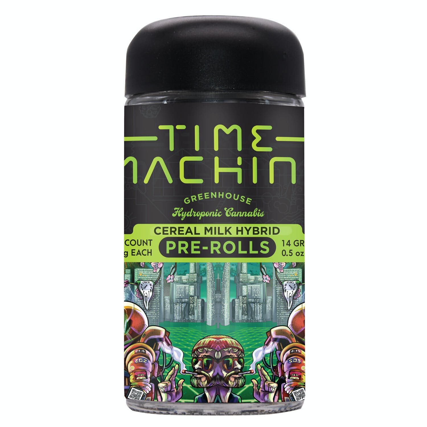 Time Machine Flower 14g Pre-Roll Hybrid Cereal Milk