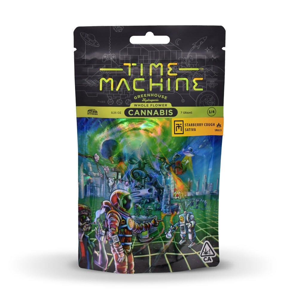 Time Machine Flower 7g Pouch Sativa StarBerry Cough