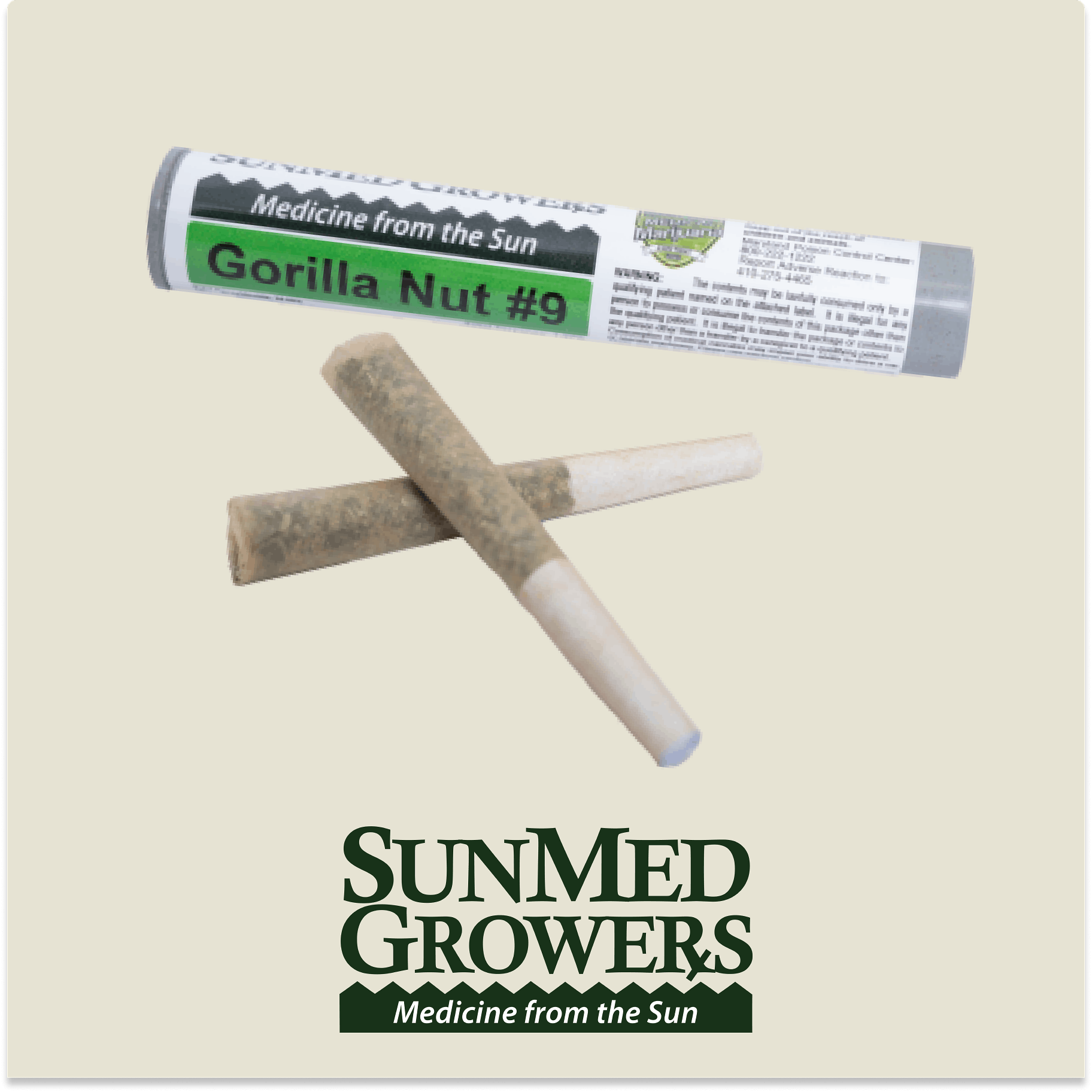 Gorilla Nut #9 Pre Roll 0.5g/2 Pack