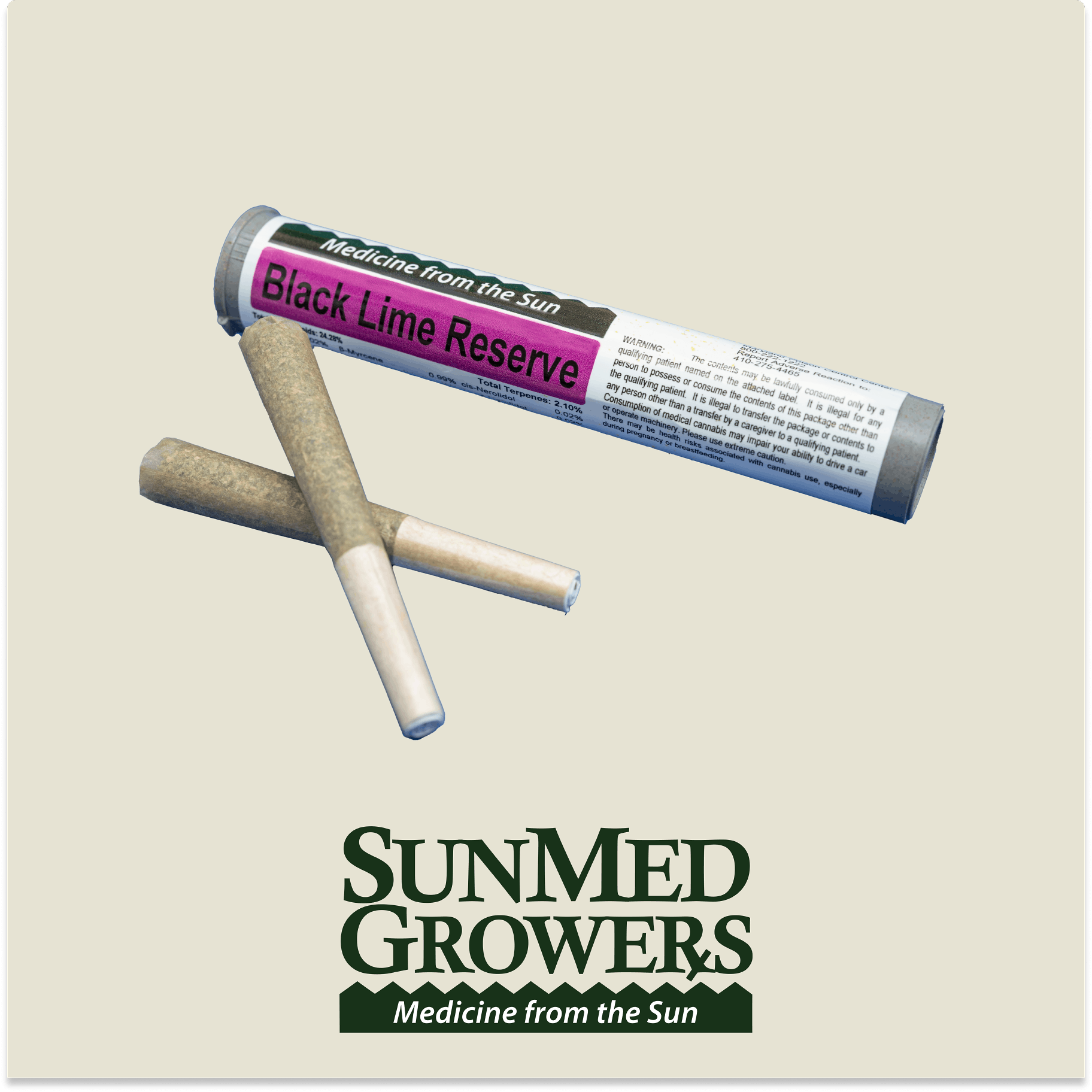 Black Lime Reserve Pre Roll 0.5g/2 Pack