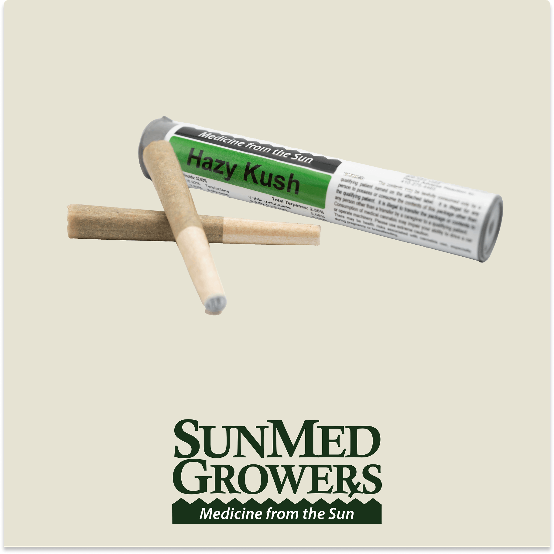 Hazy Kush Pre Roll 0.5g/2 Pack