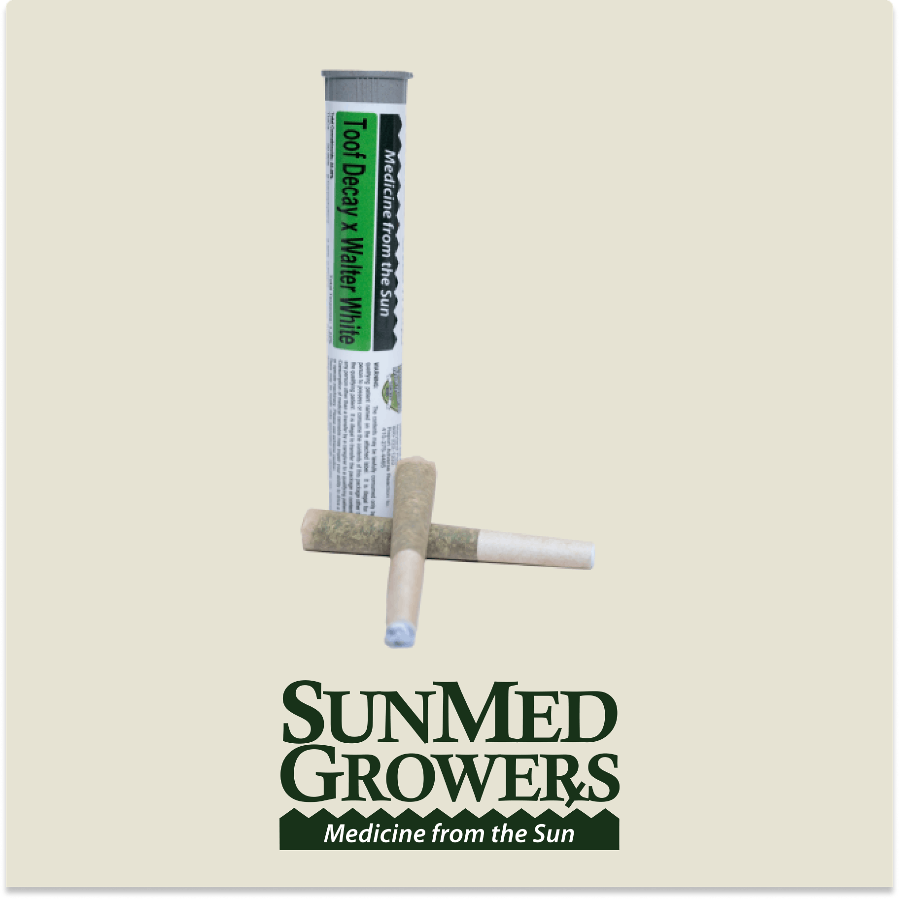 Toof Decay X Walter White Pre Roll 0.5g/2 Pack