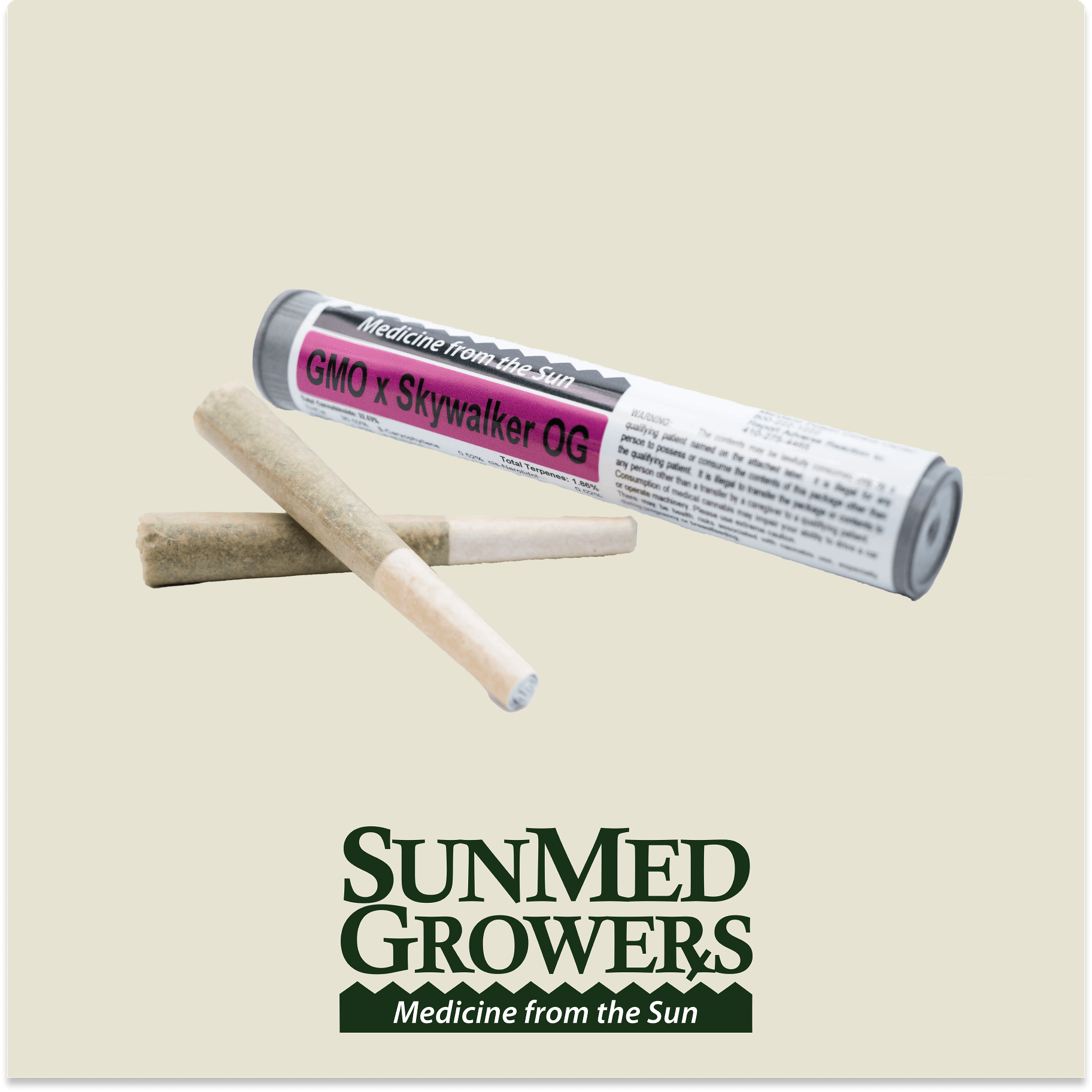 GMO x Skywalker OG Pre Roll 0.5g/2 Pack