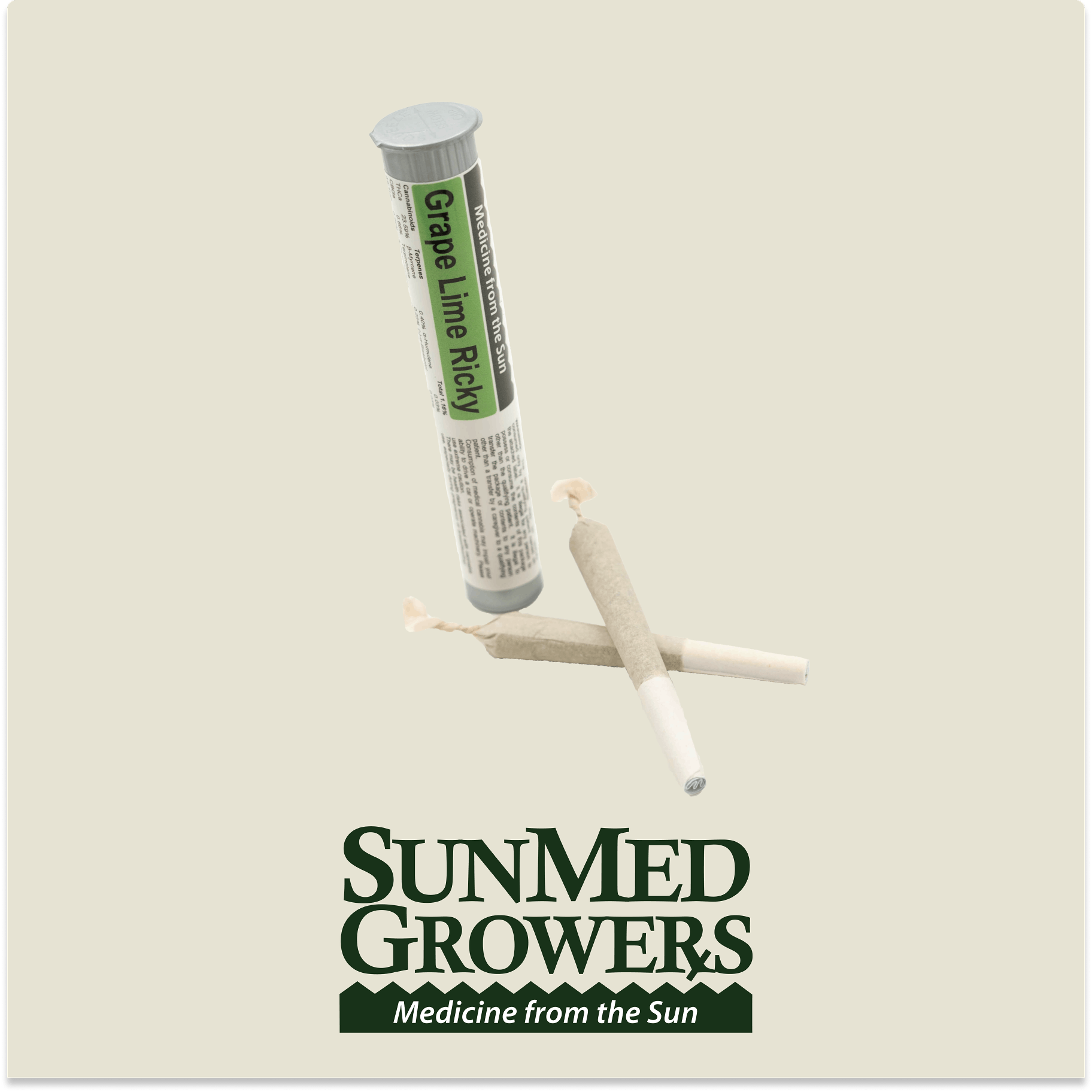 Grape Lime Ricky Pre Roll 0.5g/2 Pack