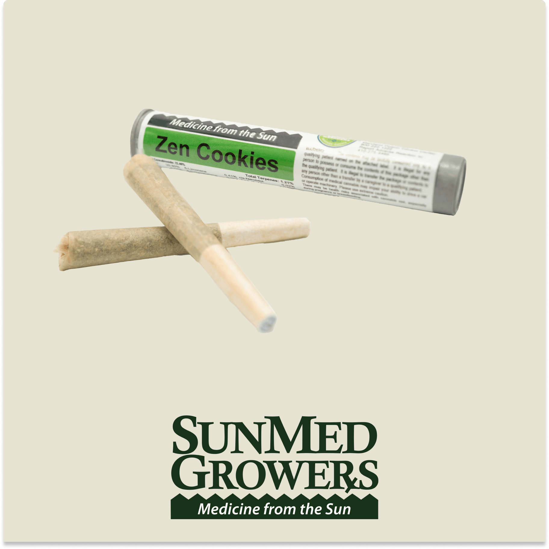 Zen Cookies Pre Roll 0.5g/2 Pack