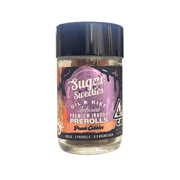 Sugar Sweeties | Vanilla Bean Mochi | 5PK Indica Infused Prerolls 2.5g