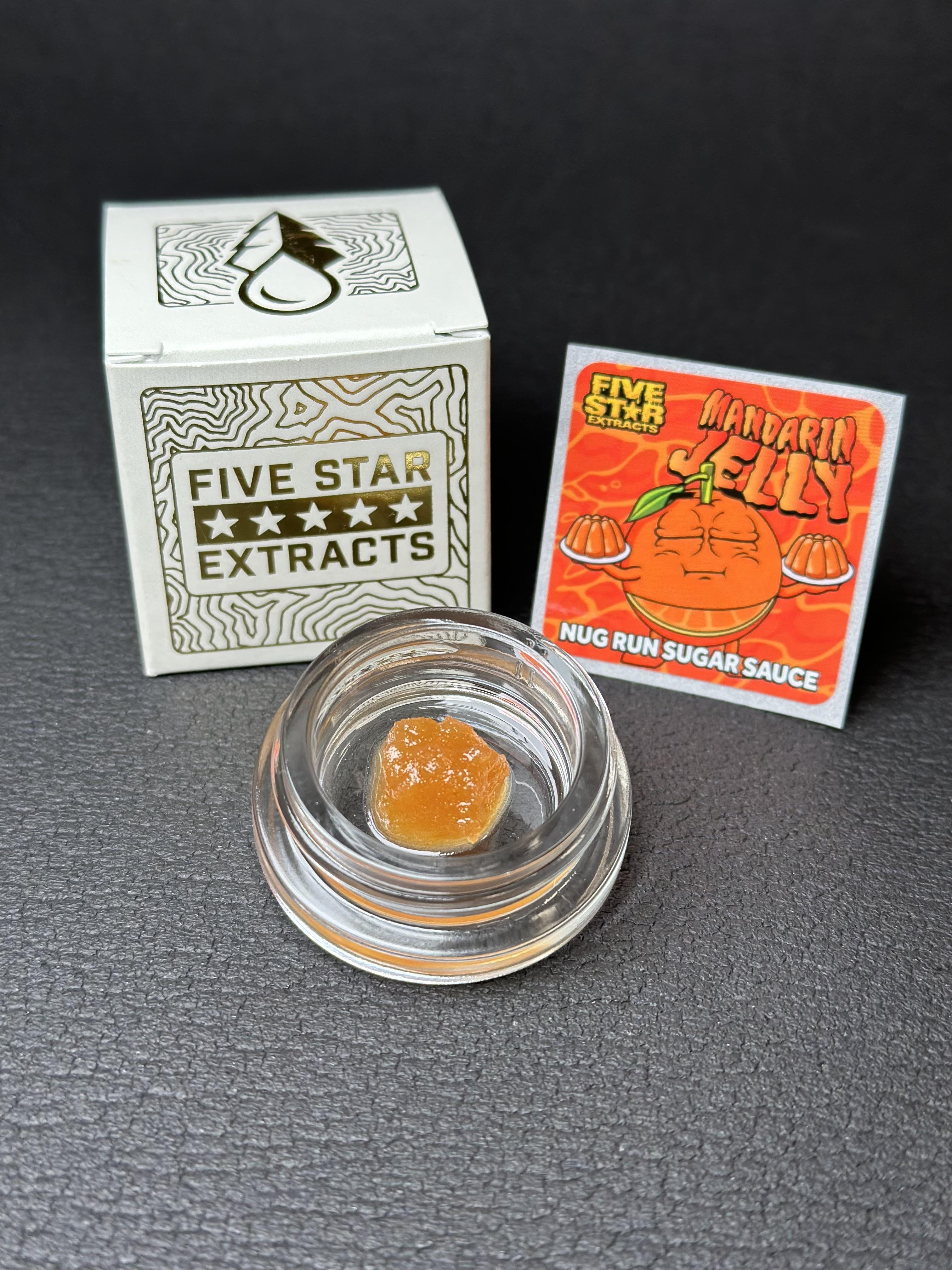 Five Star Extracts: Mandarin Jelly - 1 Gram Nug Run Sugar Sauce