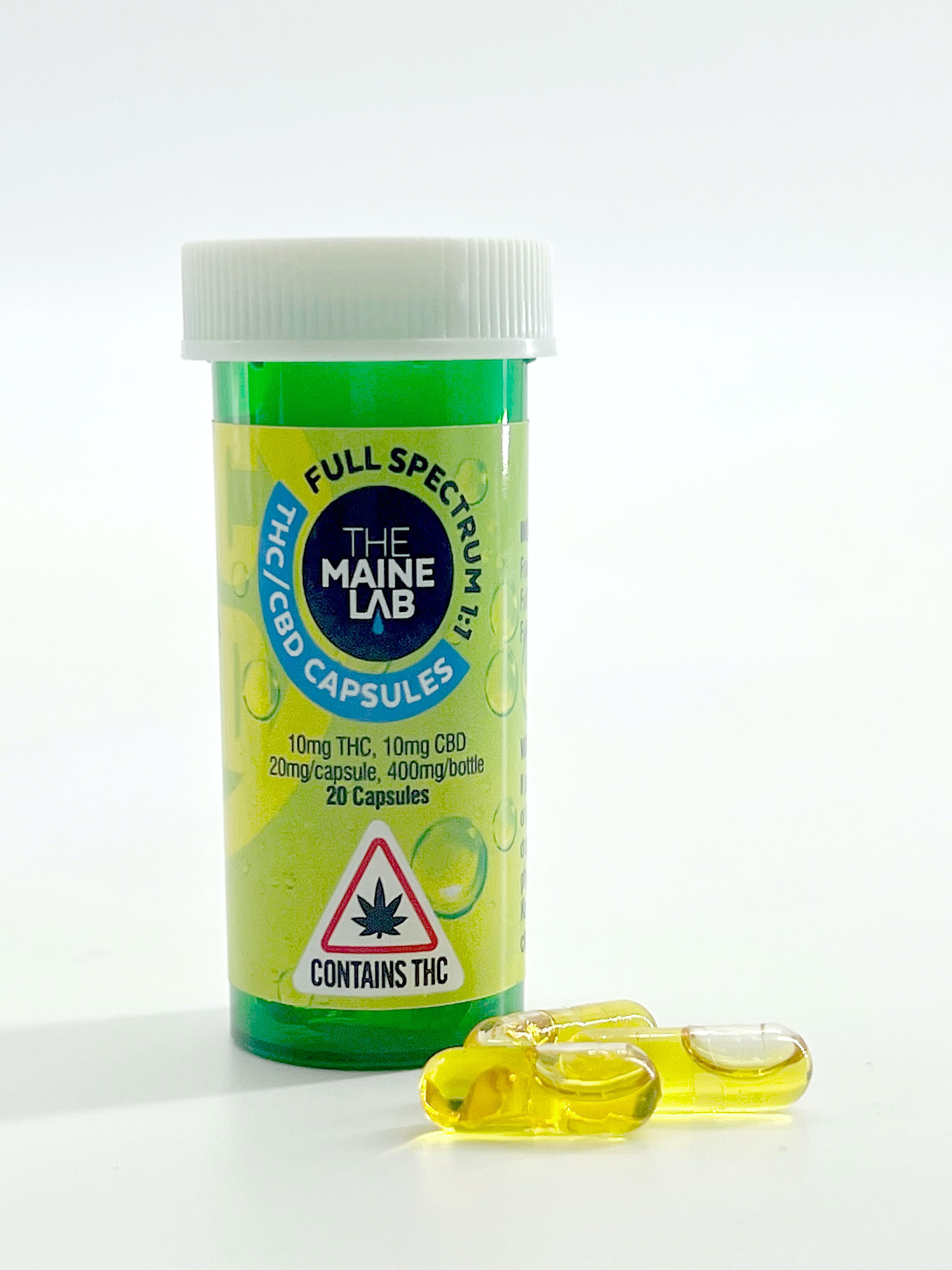 1:1 THC/CBD Capsules (10mg/10mg)