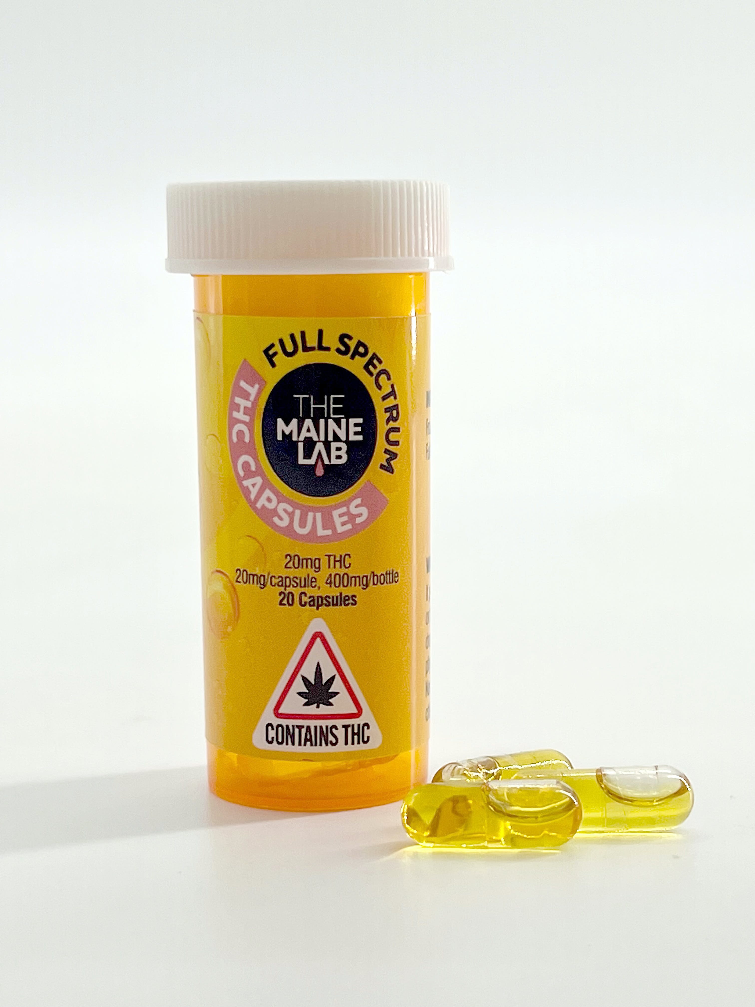 20mg THC Capsules (400mg container)