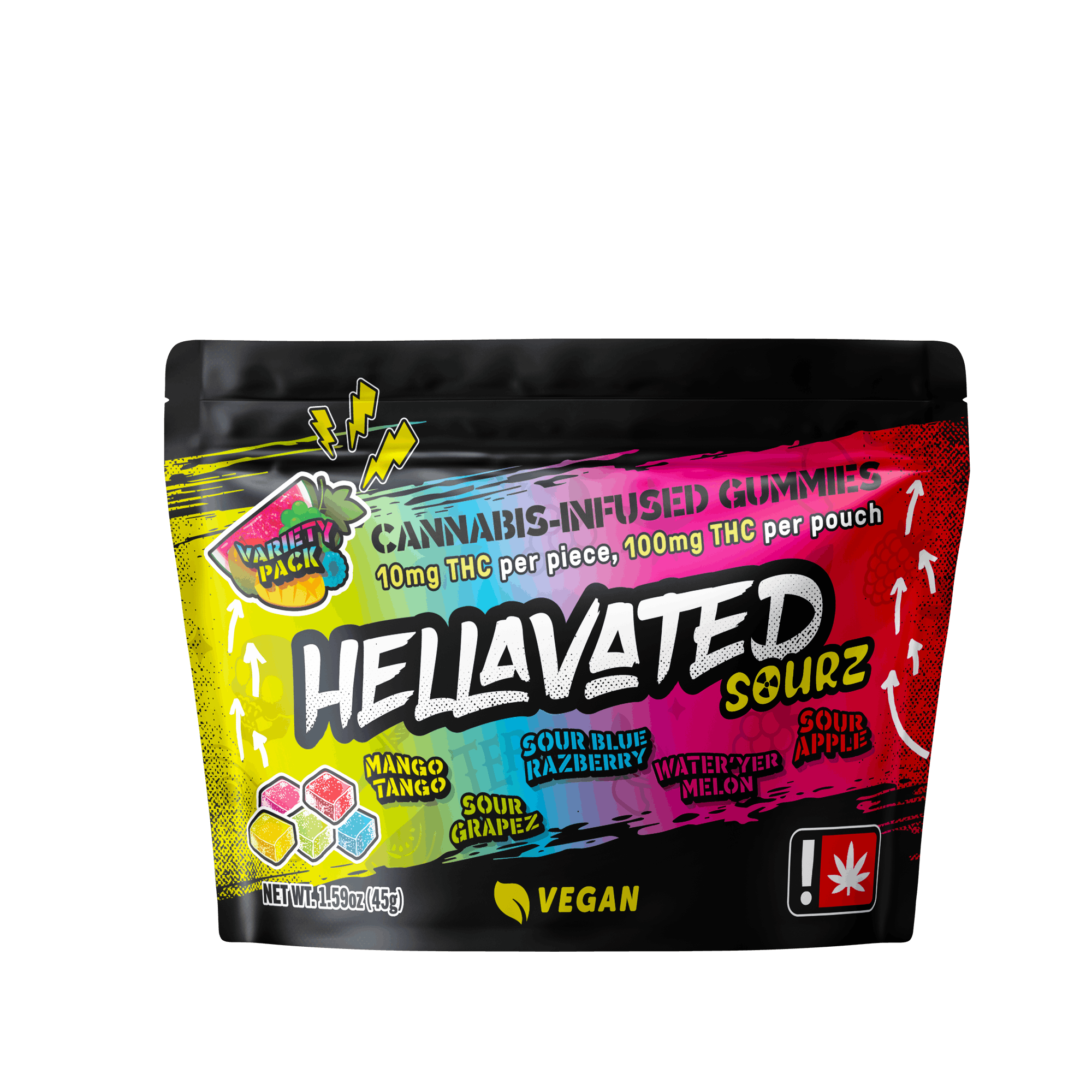 Sour Variety Gummiez 100mg 10-pack