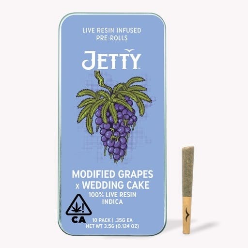 Modified Grapes x Wedding Cake Live Resin Infused Pre-Rolls 10 Packs (3.5g)