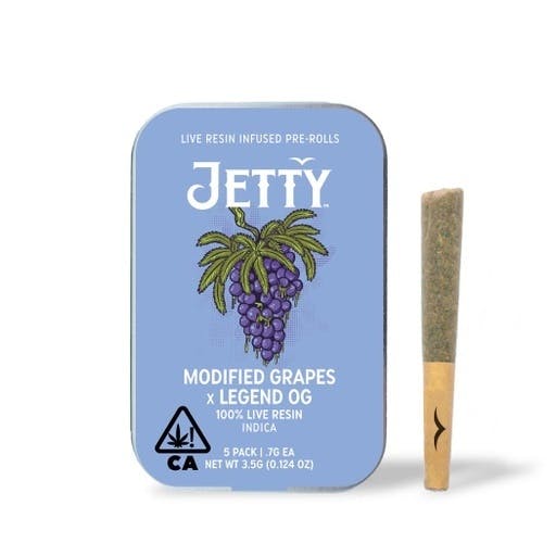 Modified Grapes x Legend OG Live Resin Infused Pre-Rolls 5 Pack (3.5g)