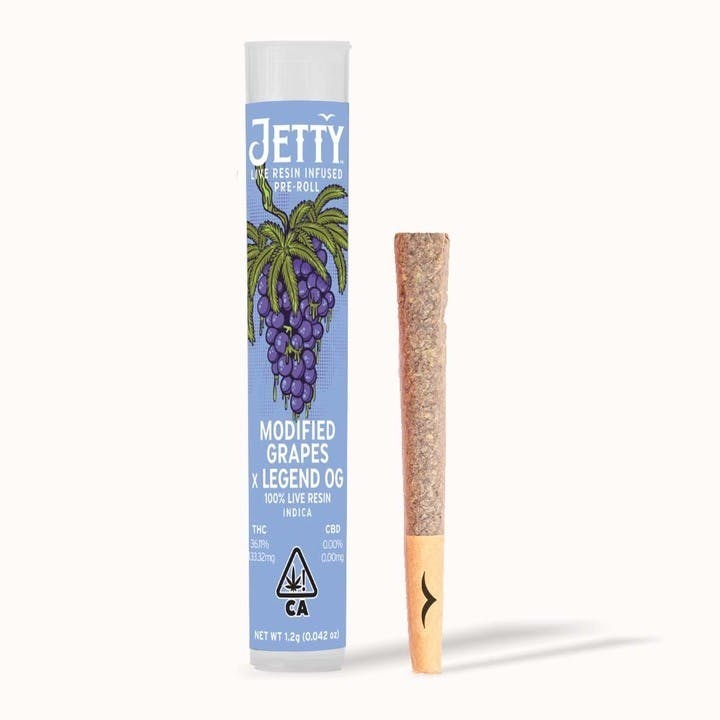 Modified Grapes x Legend OG Live Resin Infused Pre-Rolls Single (1.2g)