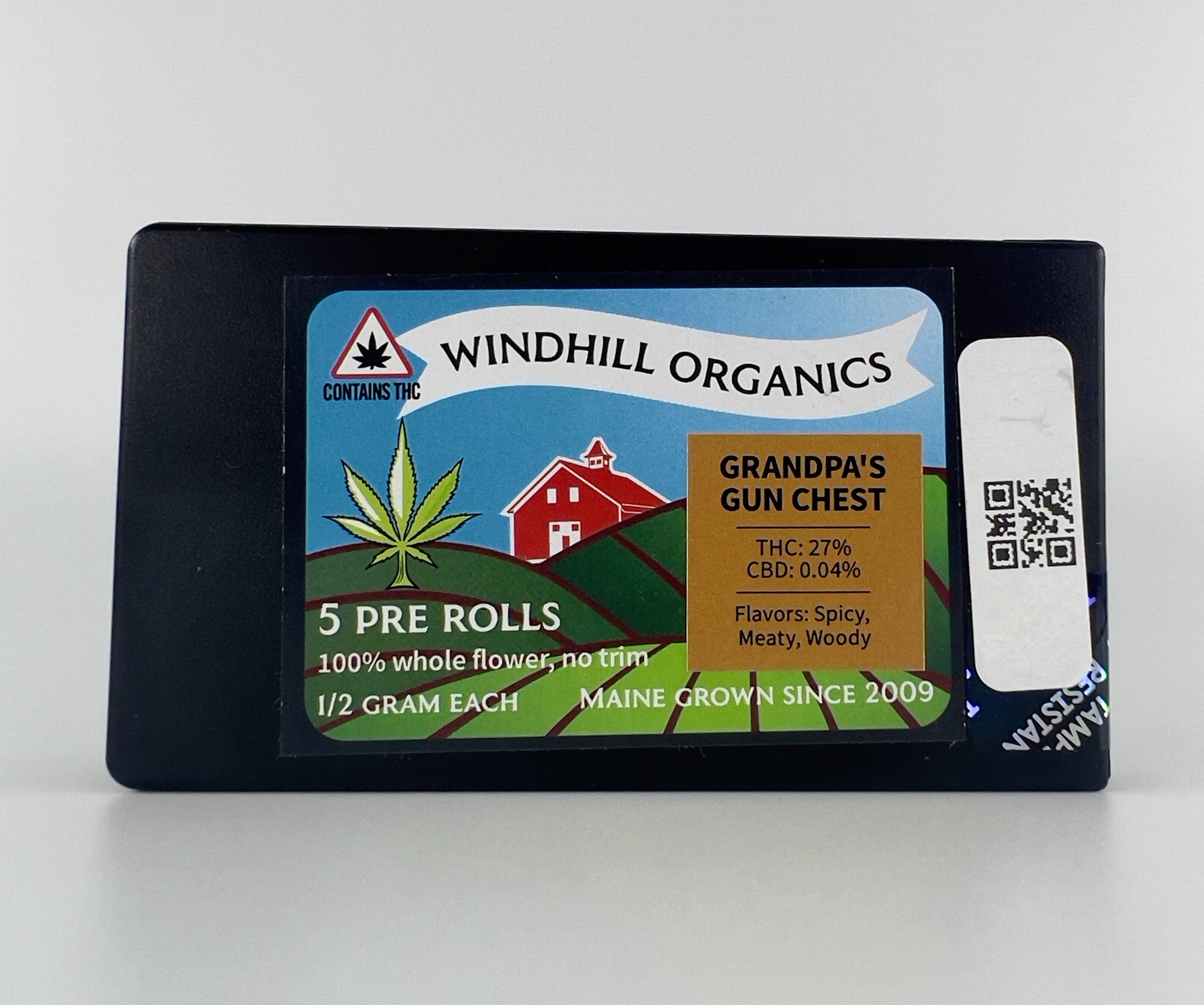 Grandpa's Gun Chest 0.5g Preroll Pack - Windhill Organics