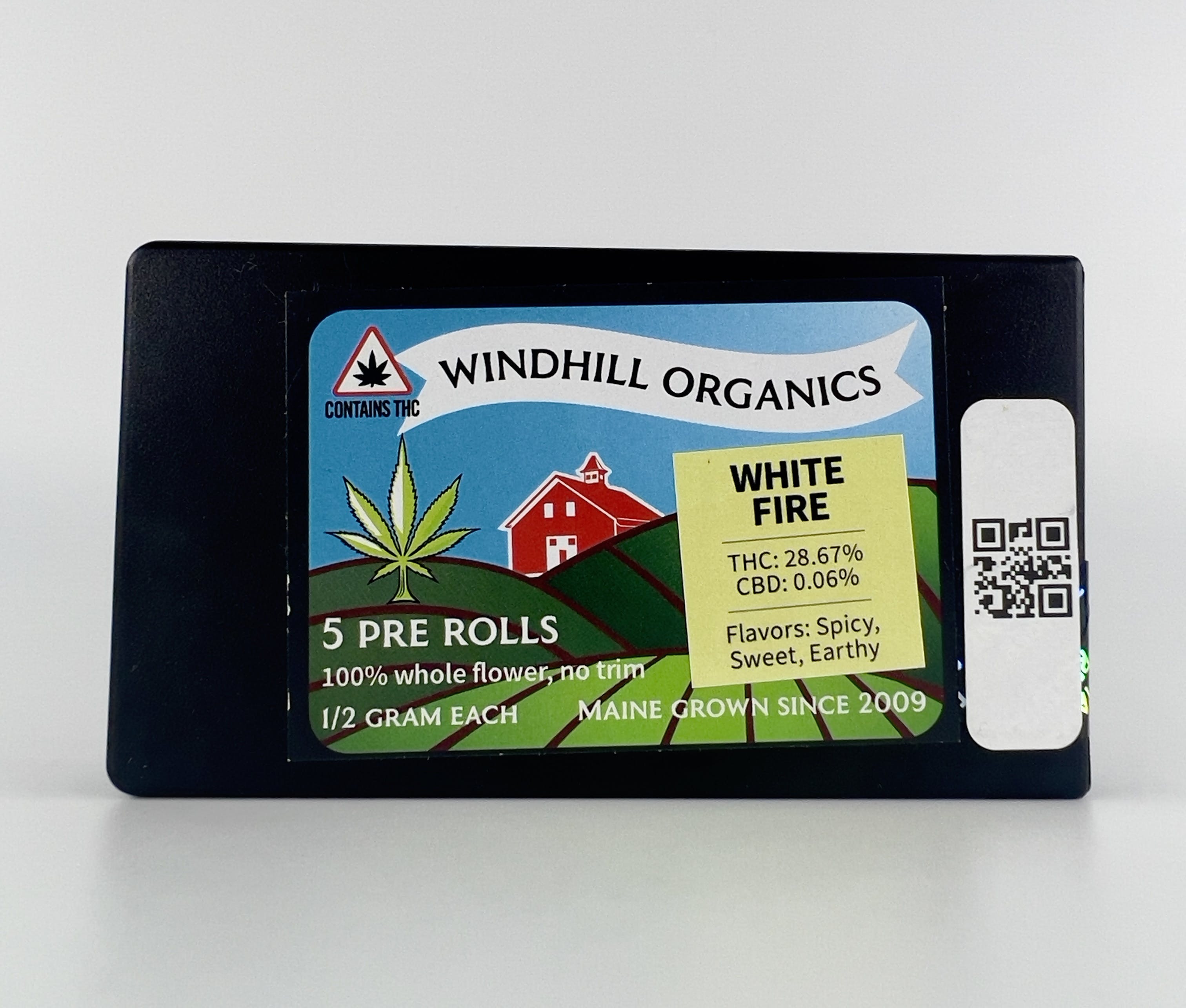White Fire 0.5g Preroll Pack - Windhill Organics