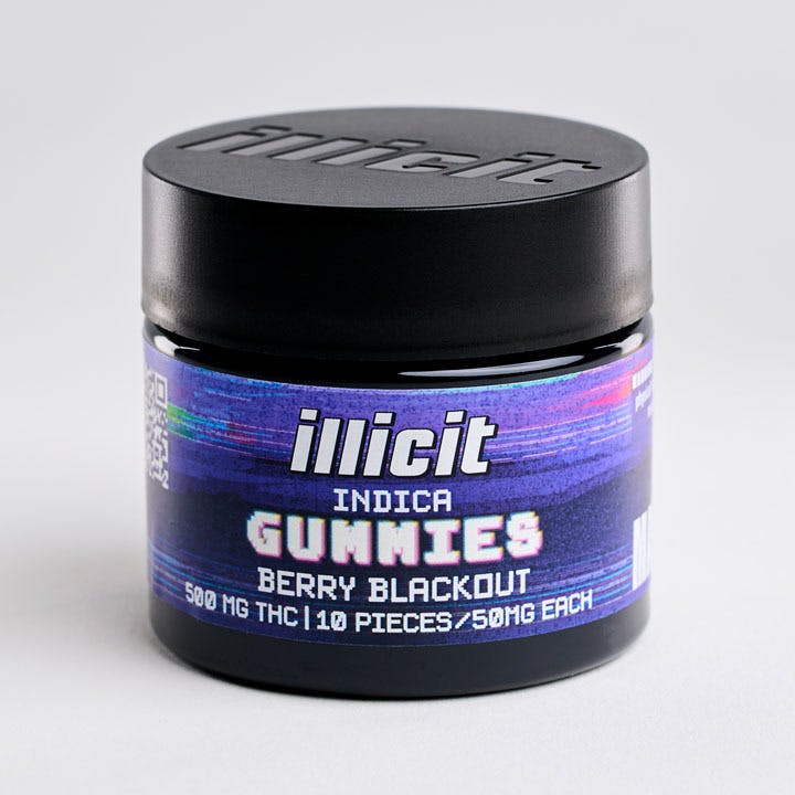 Berry Blackout 500MG Indica Gummies