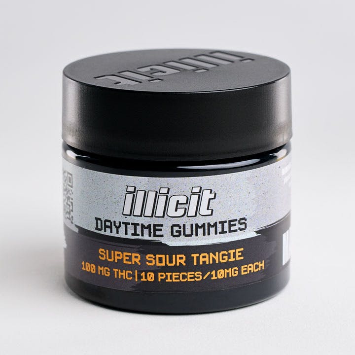 Super Sour Tangie 100mg Daytime Gummies