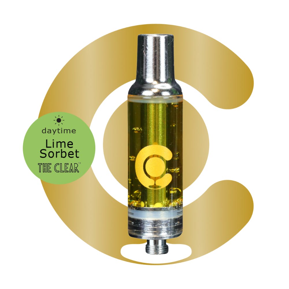 The Clear Elite 2000mg Cartridge Lime Sorbet