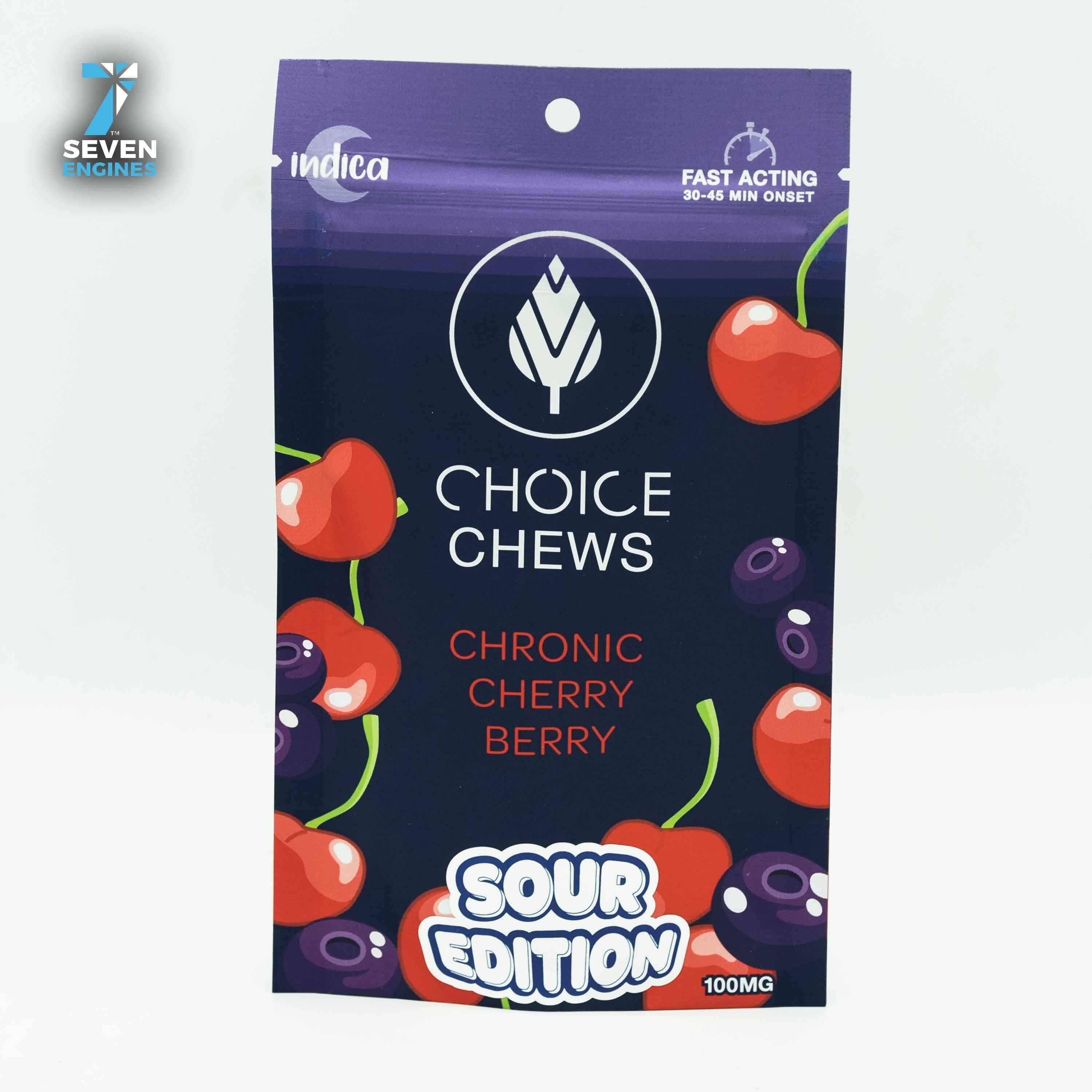 SOUR CHRONIC CHERRY BERRY CHEWS