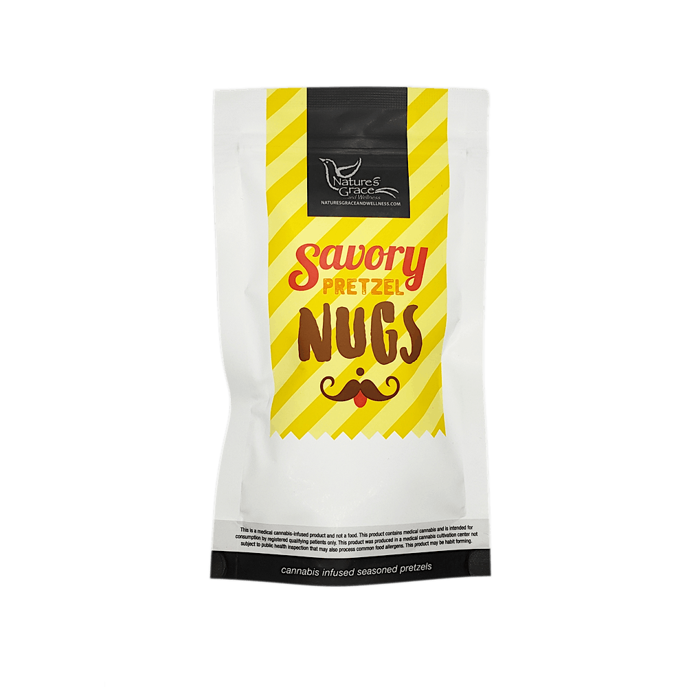 Nature's Grace Savory Pretzel Nugs 50mg