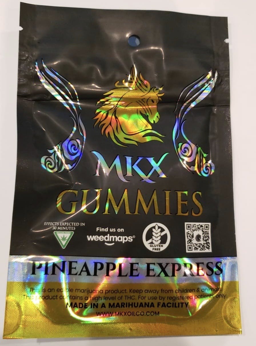 100mg Gummies - Pineapple Express (REC)