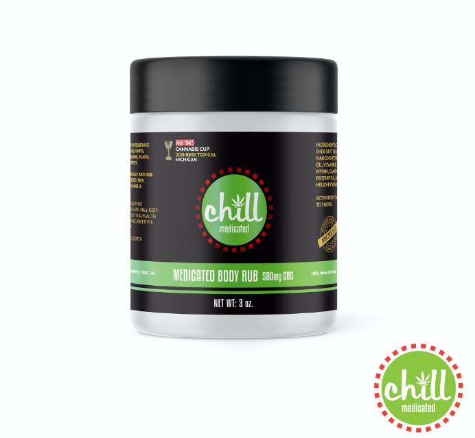 Chill Medicated RELAX Body Rub 500: