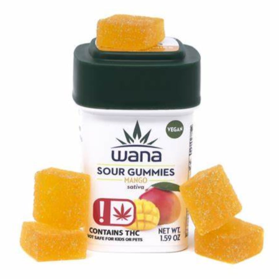 Wana 200mg Gummies - Mango (Sativa)
