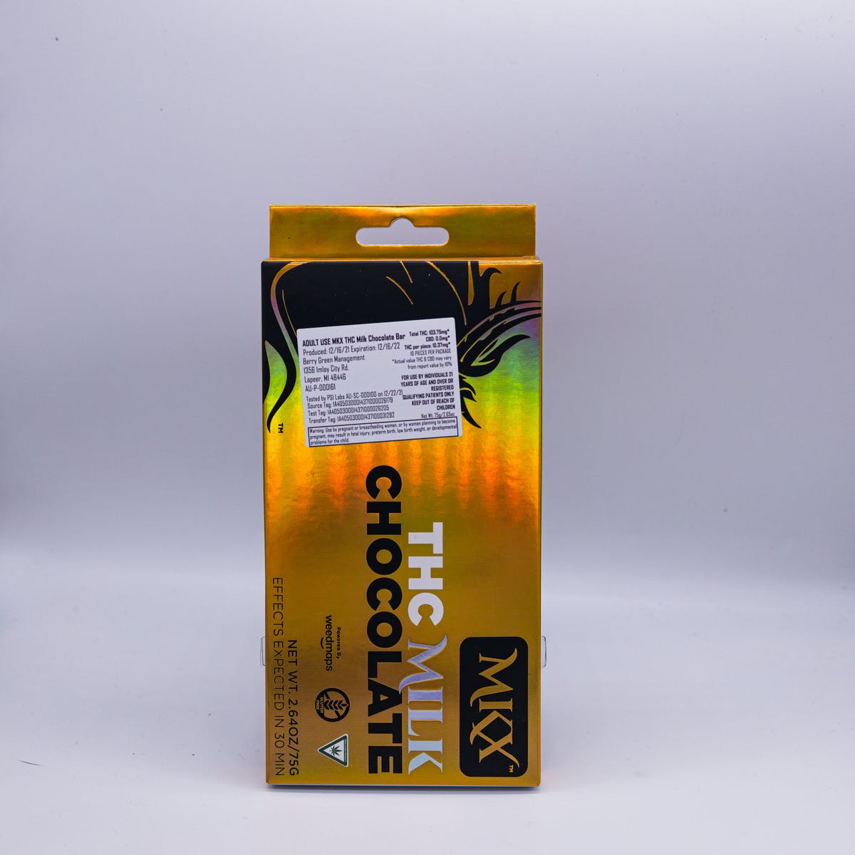 AU | MKX | Milk Chocolate Bar 200mg