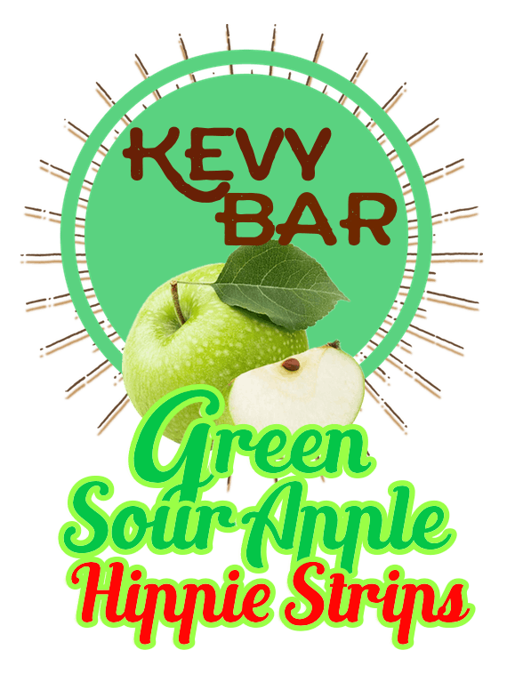 MED | Kevy Bar | Hippie Strips | Sour Green Apple