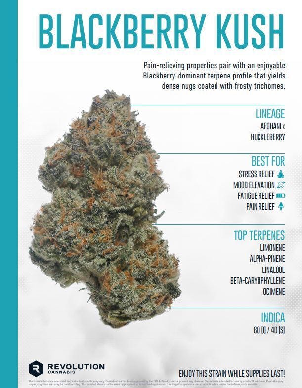  Blackberry Kush Flower 3.5g