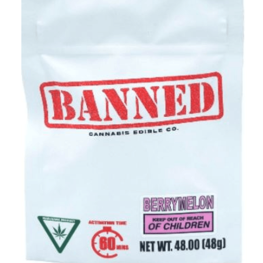 (MED) Banned Edibles - BerryMelon Gummies 200mg