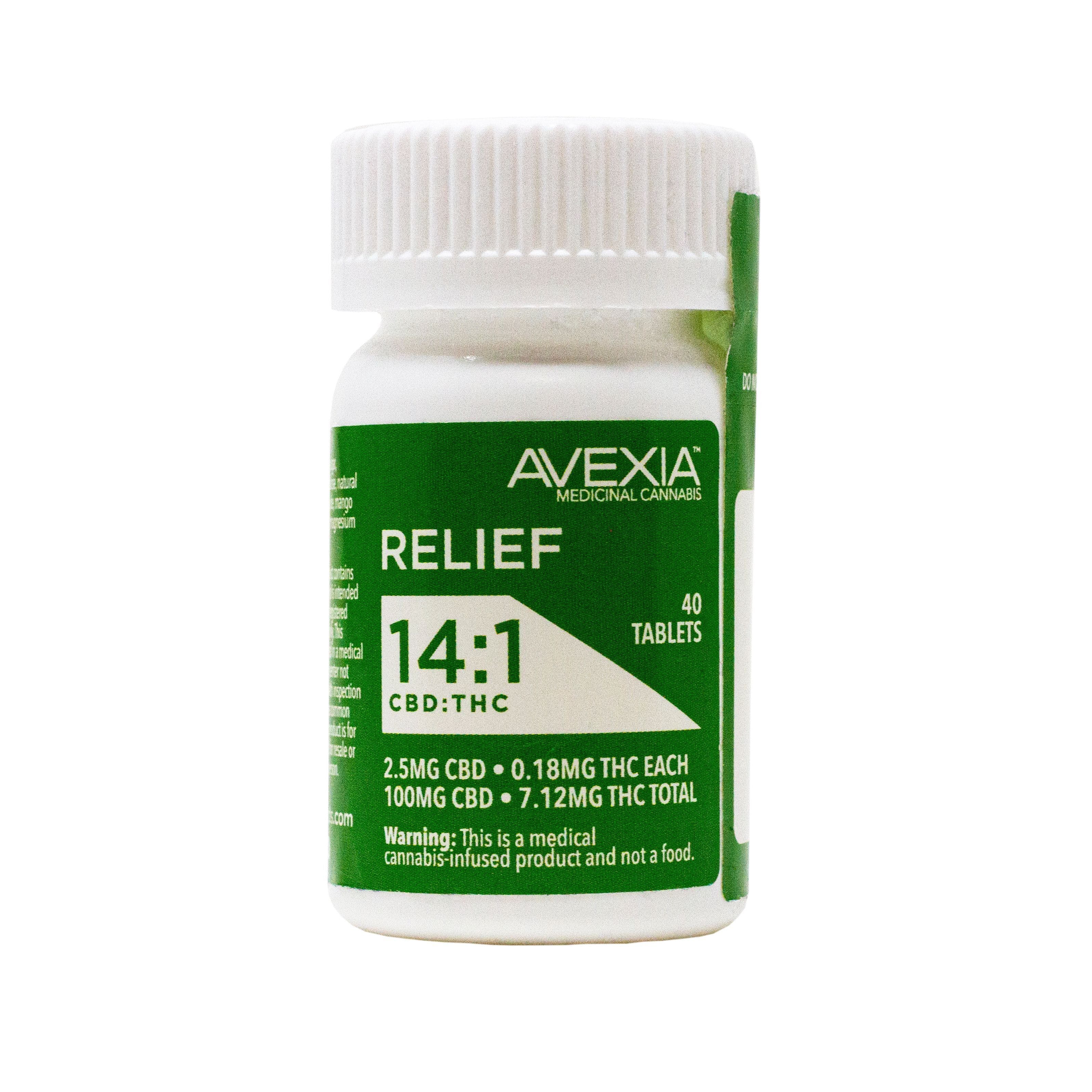 4:1 CBD Relief Tablets