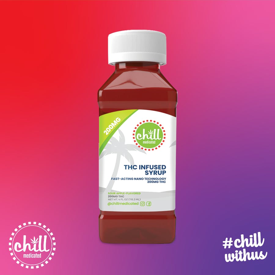 Chill Medicated - 200mg Medicated Sour Apple Syrup (REC)