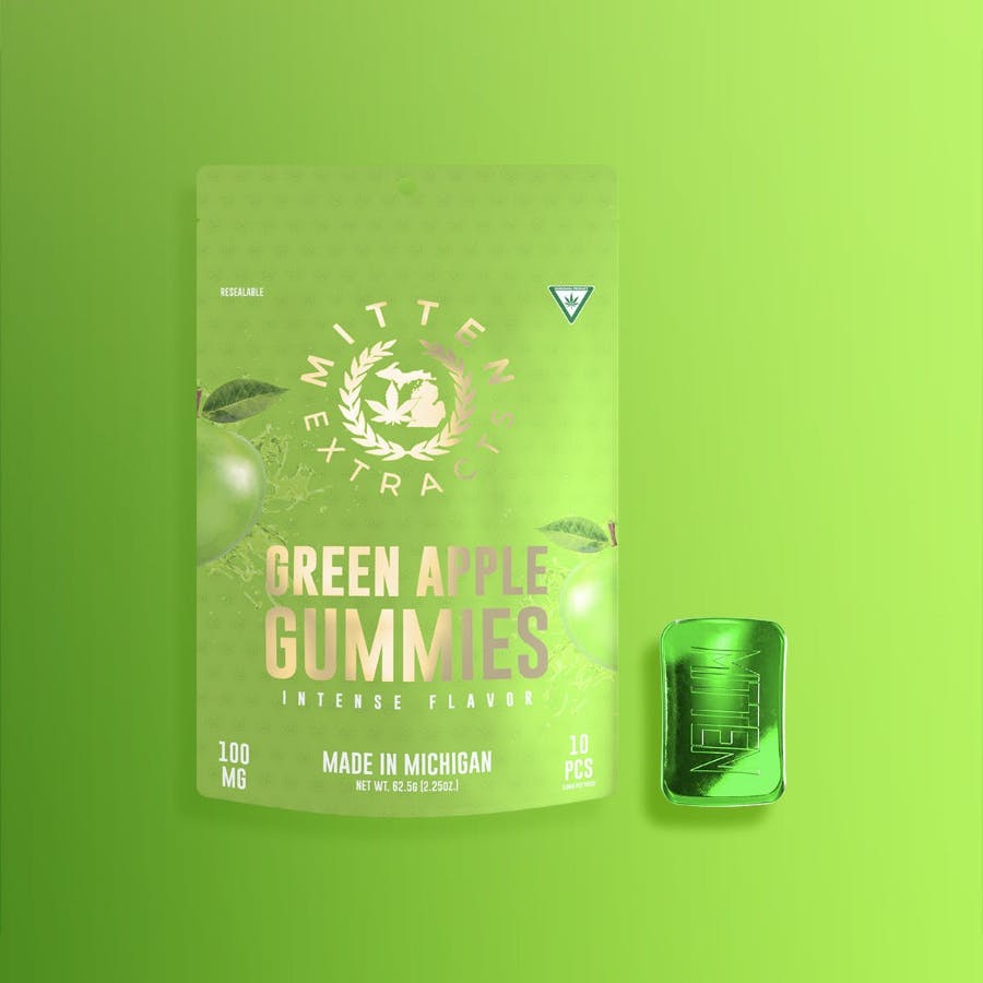- Green Apple Gummies 100mg (REC)