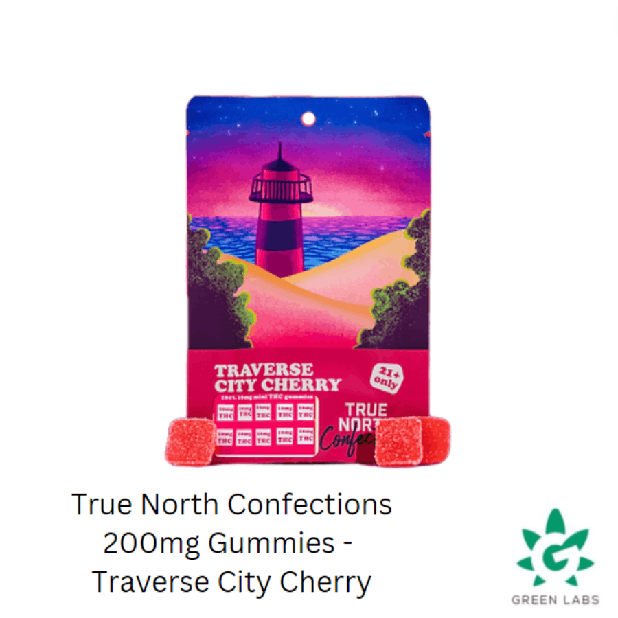 (MED) True North 200mg Gummies - Traverse City Cherry