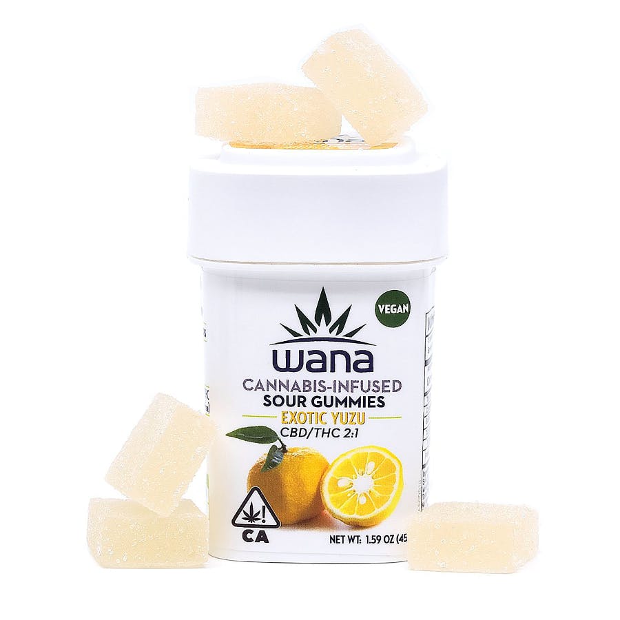  Gummies Sour Exotic Yuzu (2:1) 100mg (REC)