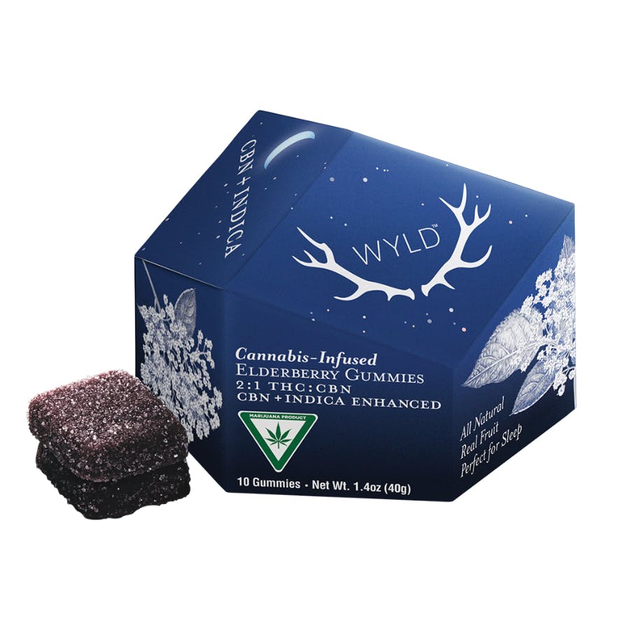 WYLD - Elderberry CBN Gummies 200mg (REC)
