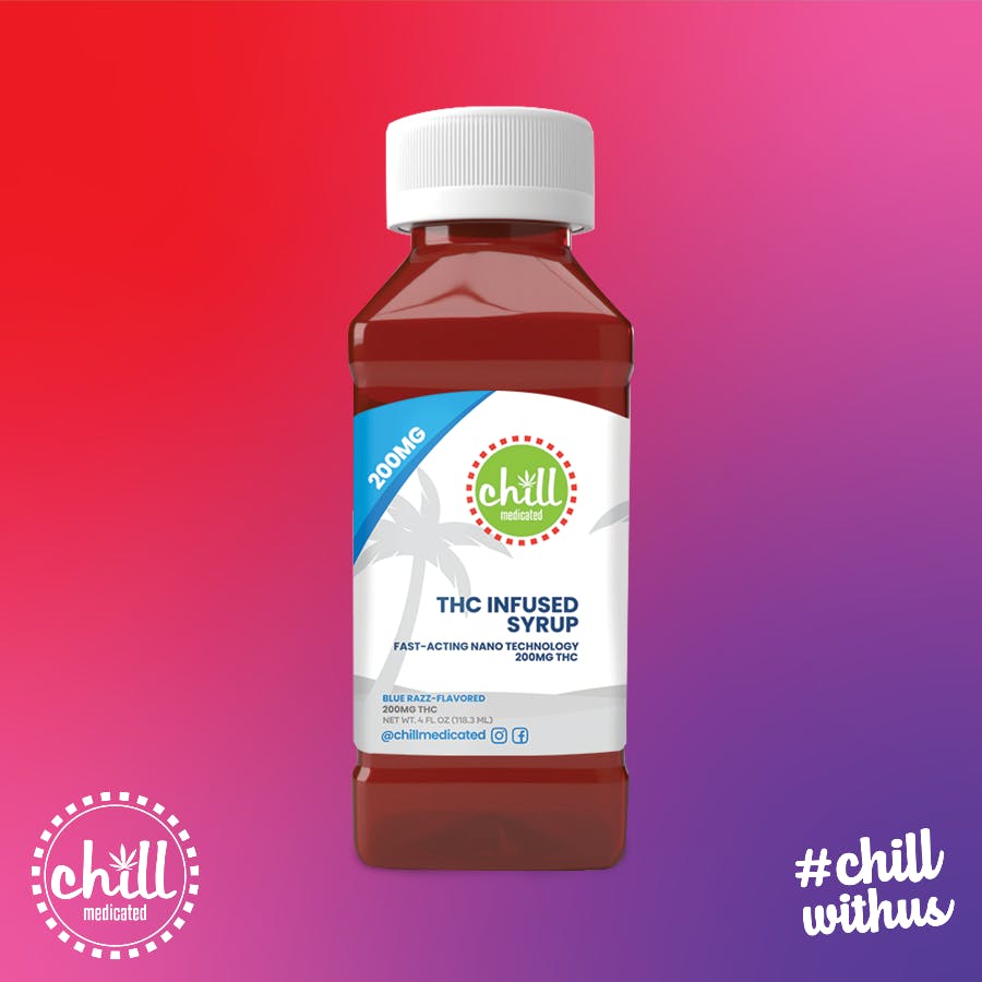 Chill Medicated - 200mg Medicated Blue Razz Syrup (REC)
