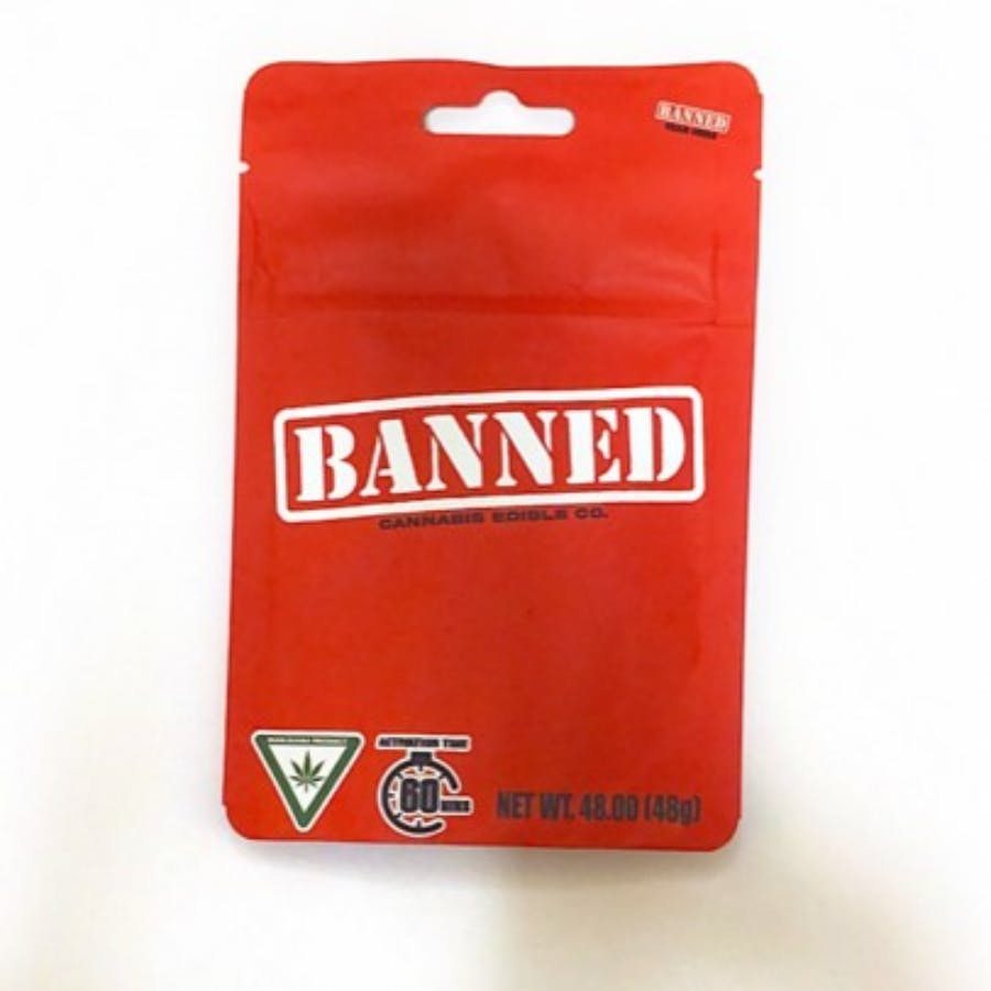 Banned Edibles - Cherry Gummies 200mg