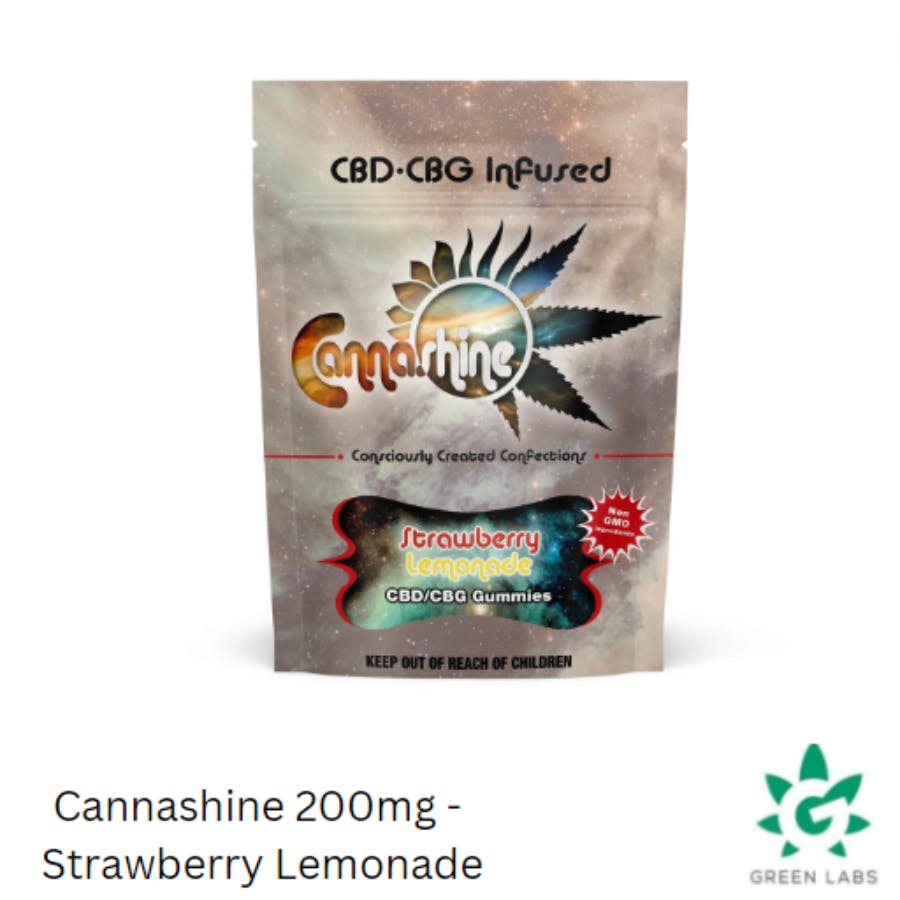 Cannashine Gummies 200mg - Strawberry Lemonade