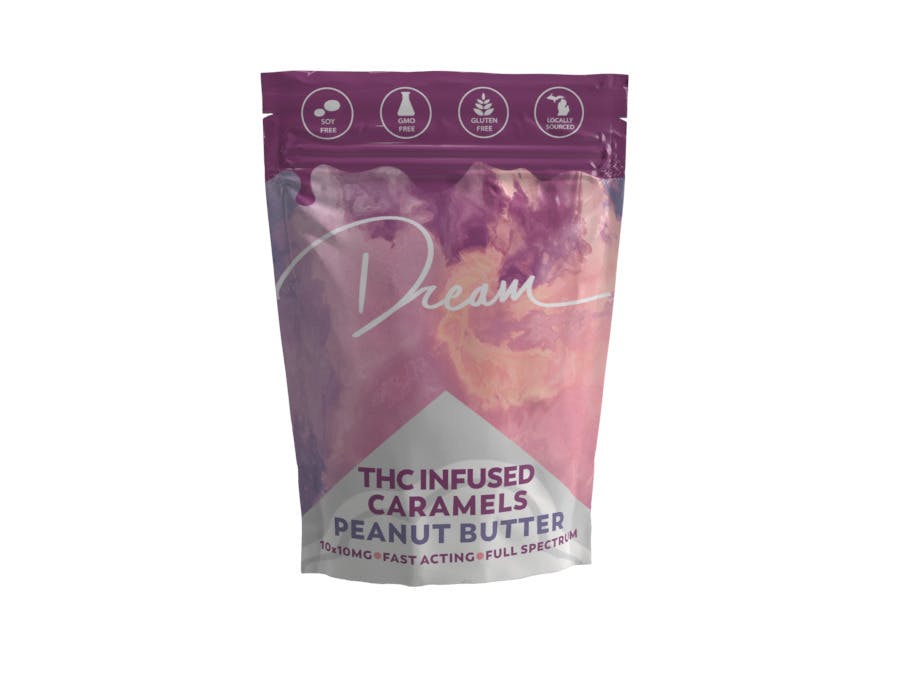 Dream - Caramel - 10x10 Multipack - Peanut Butter - 100mg - AU