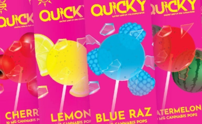 Quicky - Cherry Single Cannabis Pops