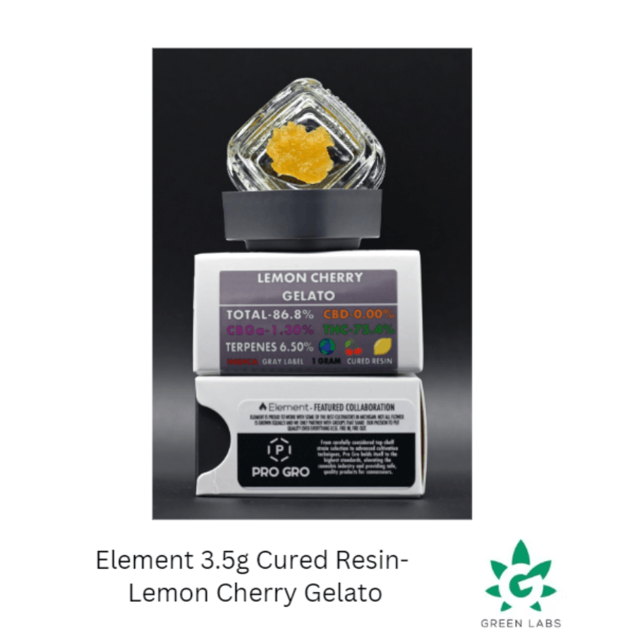 Element Cured Resin 3.5g - Lemon Cherry Gelato