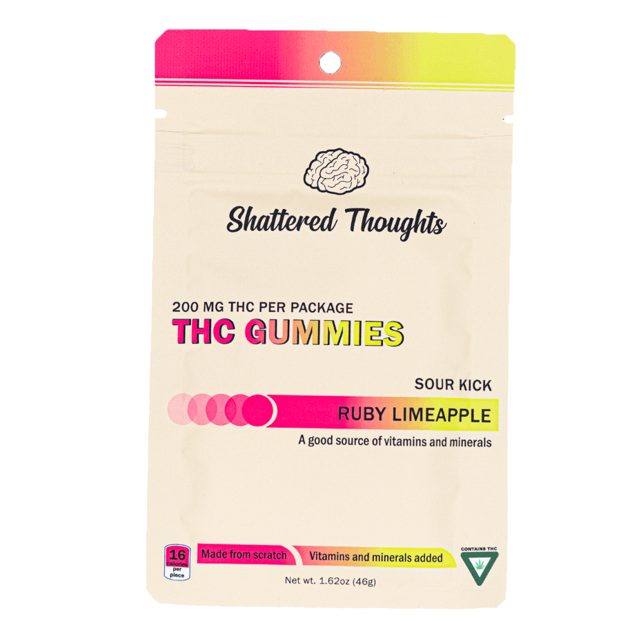 Shattered Thoughts - Ruby Limeapple 10pk 200mg (REC)