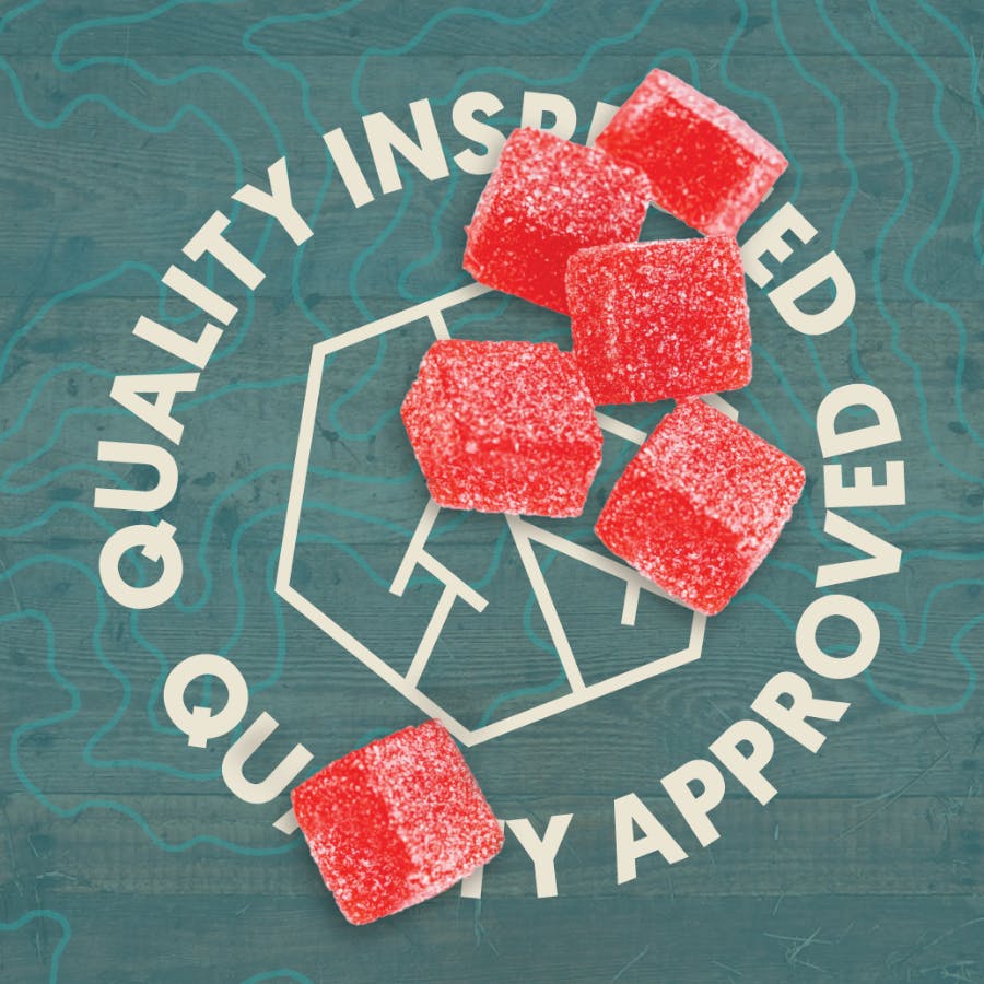 Afternoon Delite - Watermelon Hash Rosin Gummies 100mg (REC)