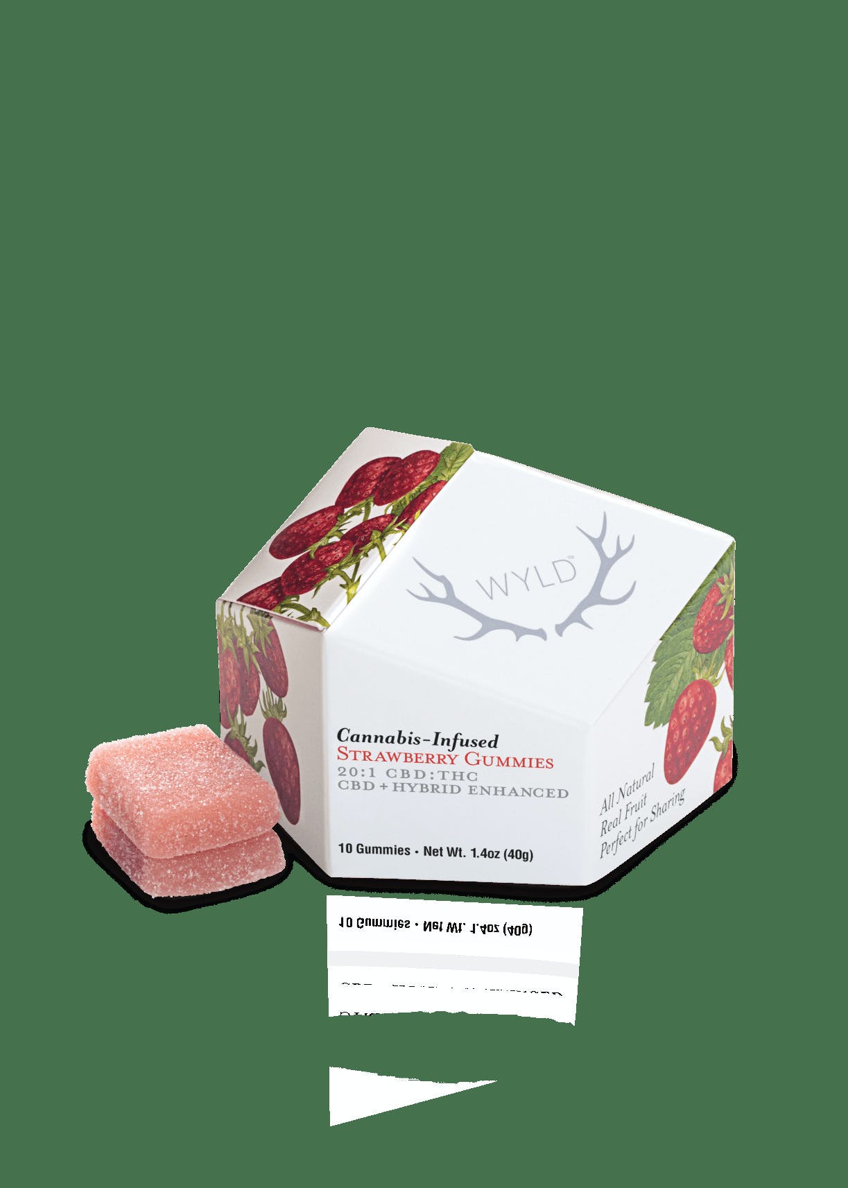 Strawberry 20:1 CBD + Hybrid Enhanced Gummies - 10 Pack