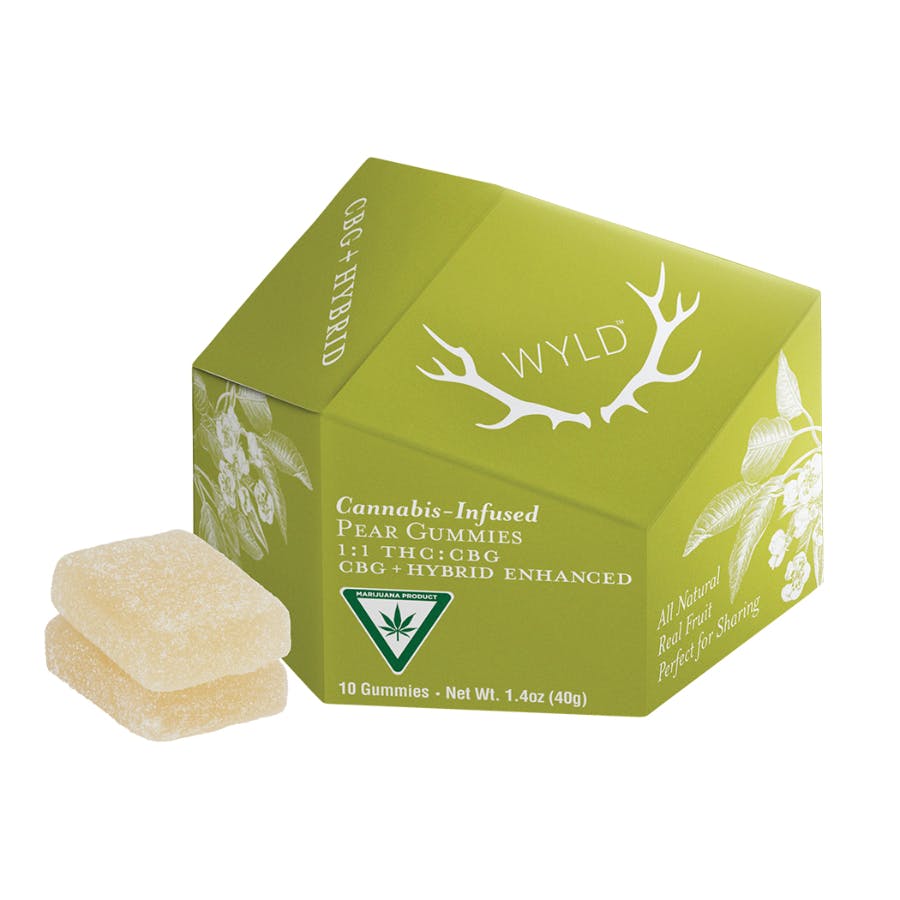WYLD - Pear CBG Gummies 200mg (REC)
