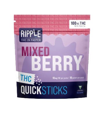 RIPPLE QUICKSTICKS MIXED BERRY 200MG MED